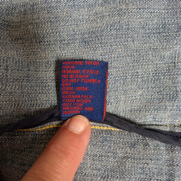 Embroidered Yuka Jean jacket bead embellished S - Picture 8 of 11